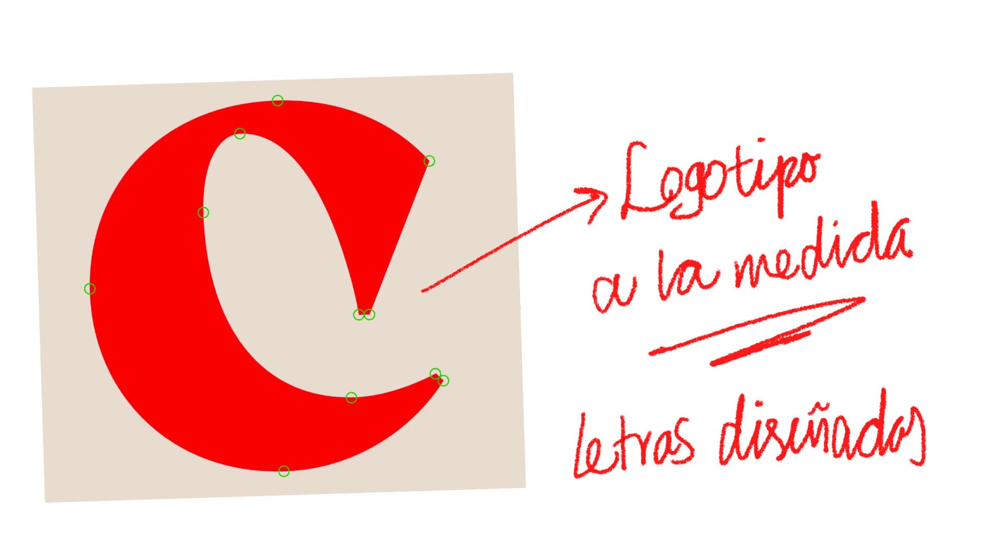 LETRAS EXCLUSIVAS PARA EL LOGOTIPO